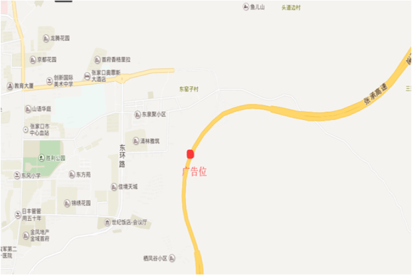 張承高速跨線橋廣告資源點位